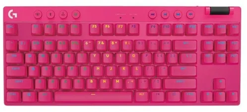 Logitech G PRO X TKL LIGHTSPEED - Logitech GX Brown (Tactile) - Tactile - Pelinäppäimistö - Ilman numeronäppäimistöä - Amerikkalainen englanti - Vaaleanpunainen